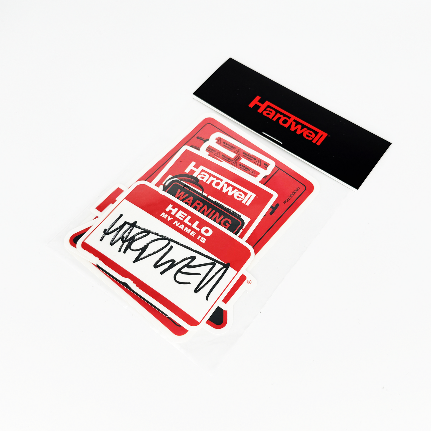 Hardwell® Warning Stickerpack